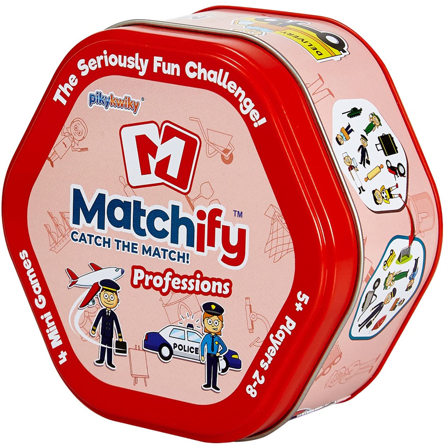 Juego de Cartas Matchify Professions para Familia y Niños Travel Party - Venta Internacional