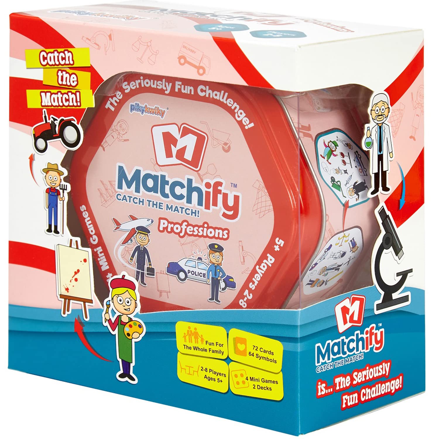 Foto 3 pulgar | Juego de Cartas Matchify Professions para Familia y Niños Travel Party - Venta Internacional