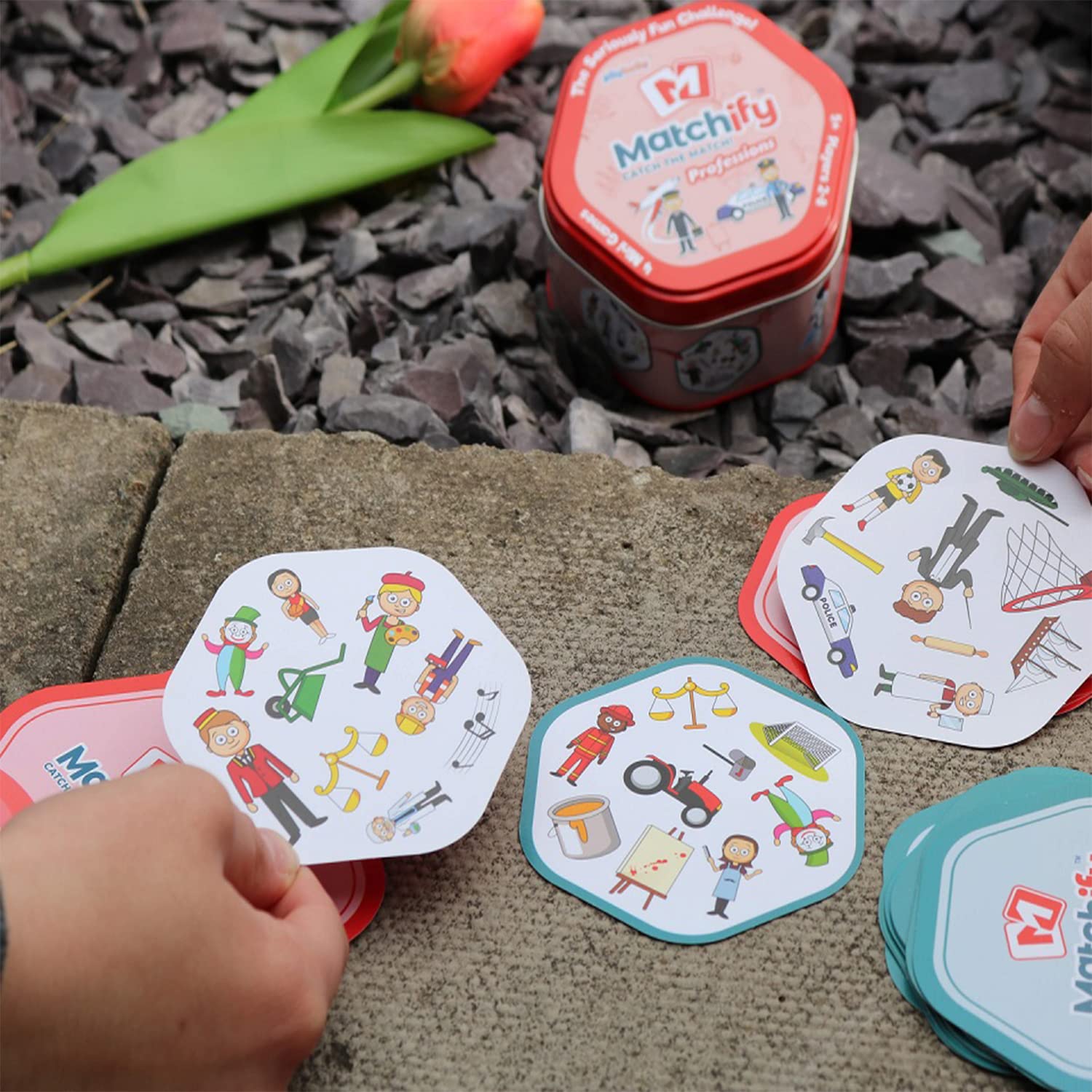 Foto 4 pulgar | Juego de Cartas Matchify Professions para Familia y Niños Travel Party - Venta Internacional