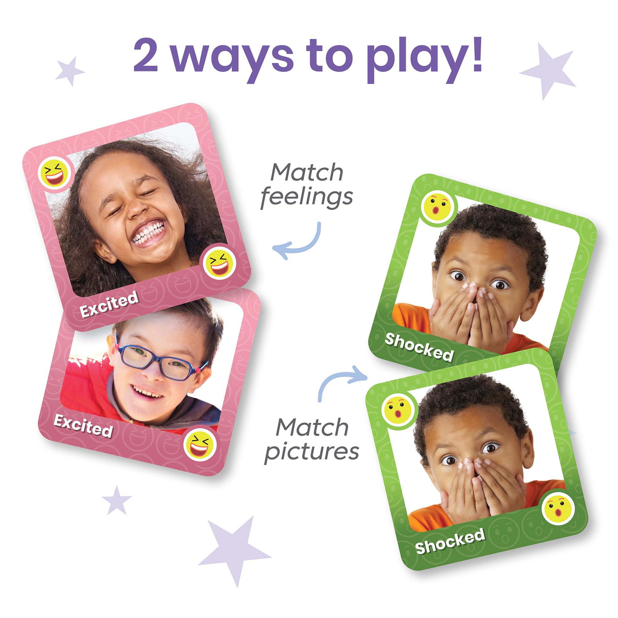 Foto 5 pulgar | Memory Match Game Hand2Mind Expresa tus Sentimientos para Niños - Venta Internacional