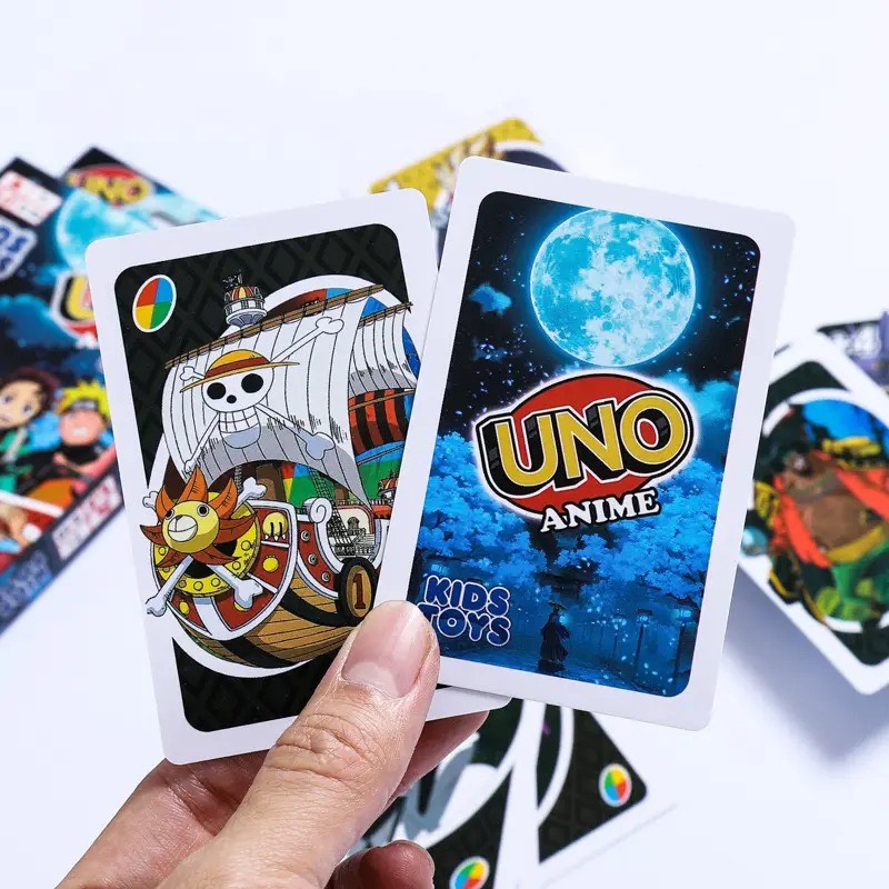 Foto 4 pulgar | Juego de Cartas UNO Edición Anime Naruto Goku One Piece - Venta Internacional