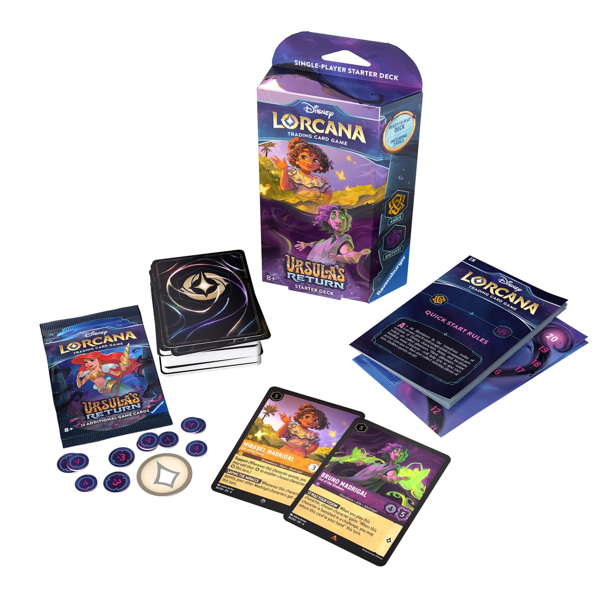 Foto 2 pulgar | Juego de Cartas Coleccionables Ravensburger Disney Lorcana Ursula's Return - Venta Internacional