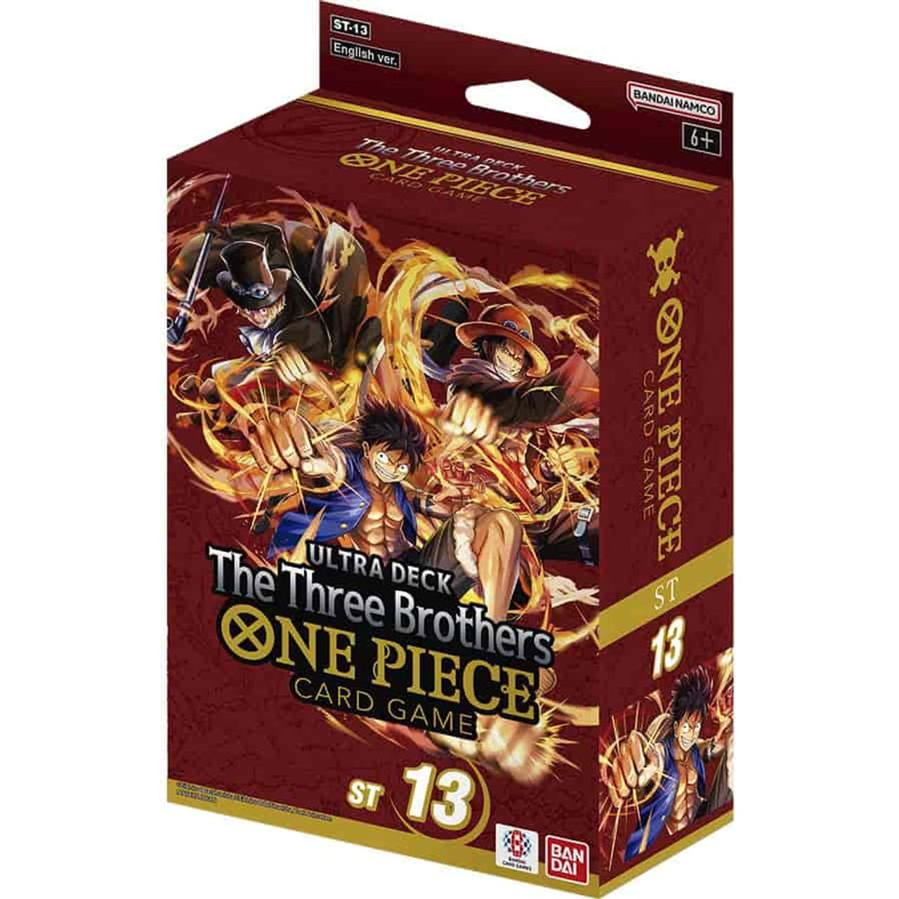 Foto 2 pulgar | Baraja de Inicio Bandai One Piece Los Tres Hermanos ST-13 - Venta Internacional