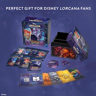 Foto 4 | Caja de Almacenamiento De Tarjetas Ravensburger Disney Lorcana Tcg Ursula's Return - Venta Internacional