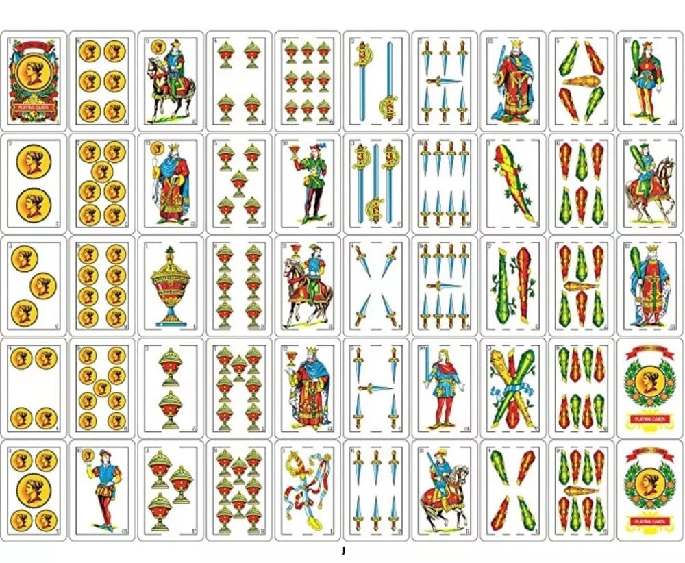 Foto 4 pulgar | Juego De Cartas Español 50 Barajas - Venta Internacional