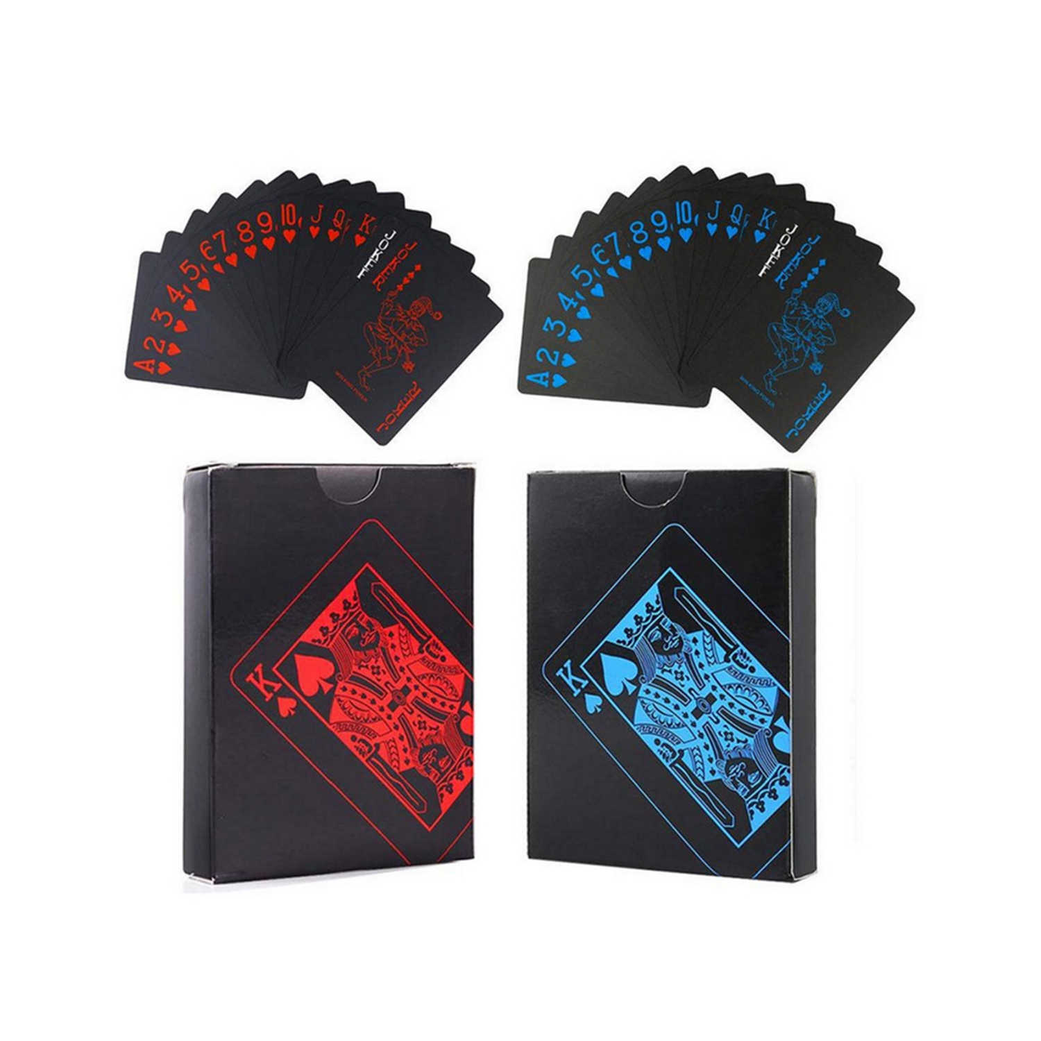 Foto 2 pulgar | Juego de Cartas 2 Barajas Españolas Azules Y Rojas - Venta Internacional