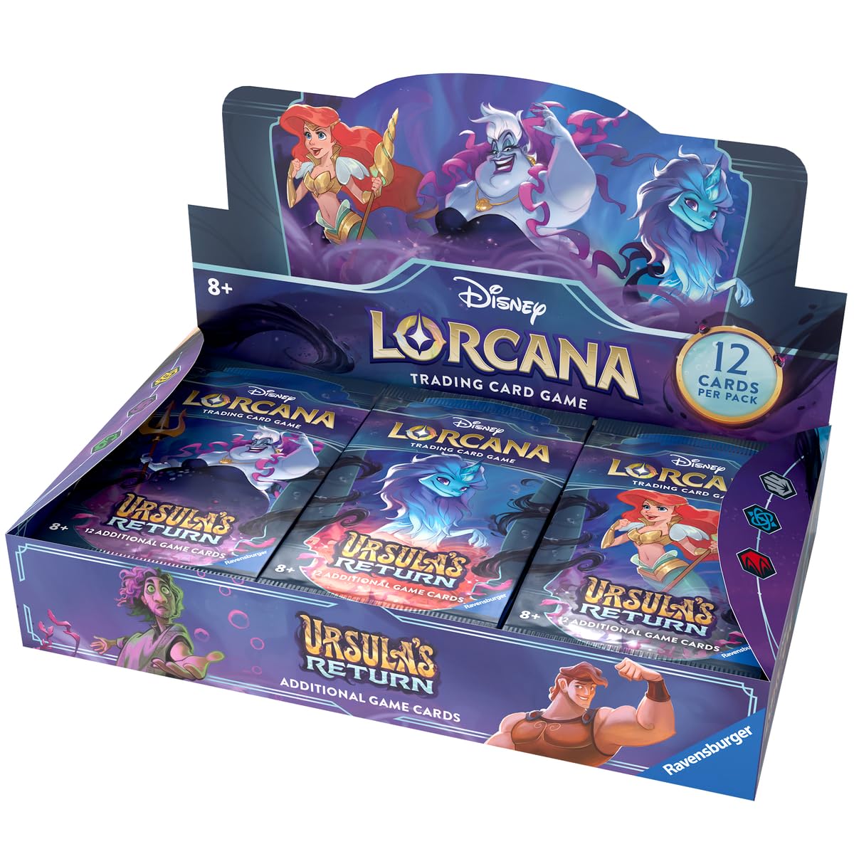 Foto 2 pulgar | Juego de Cartas Coleccionables Ravensburger Disney Lorcana Úrsula 8+ - Venta Internacional