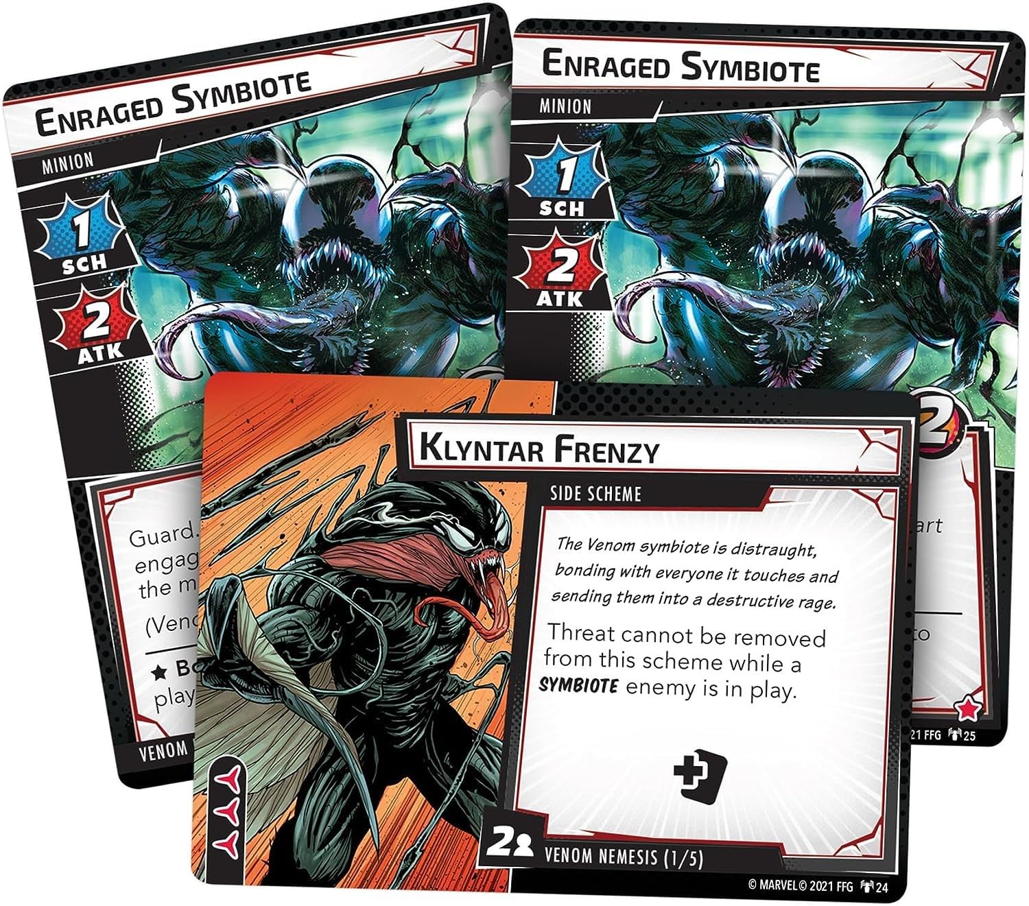 Foto 5 pulgar | Juego de Cartas Fantasy Flight Marvel Champions Venom Hero Pack - Venta Internacional