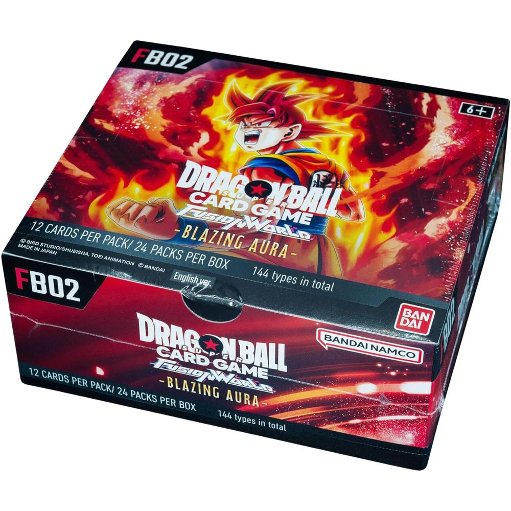 Bandai Fb02 Dragon Ball Super Fusion World Booster Display Blazing Aura