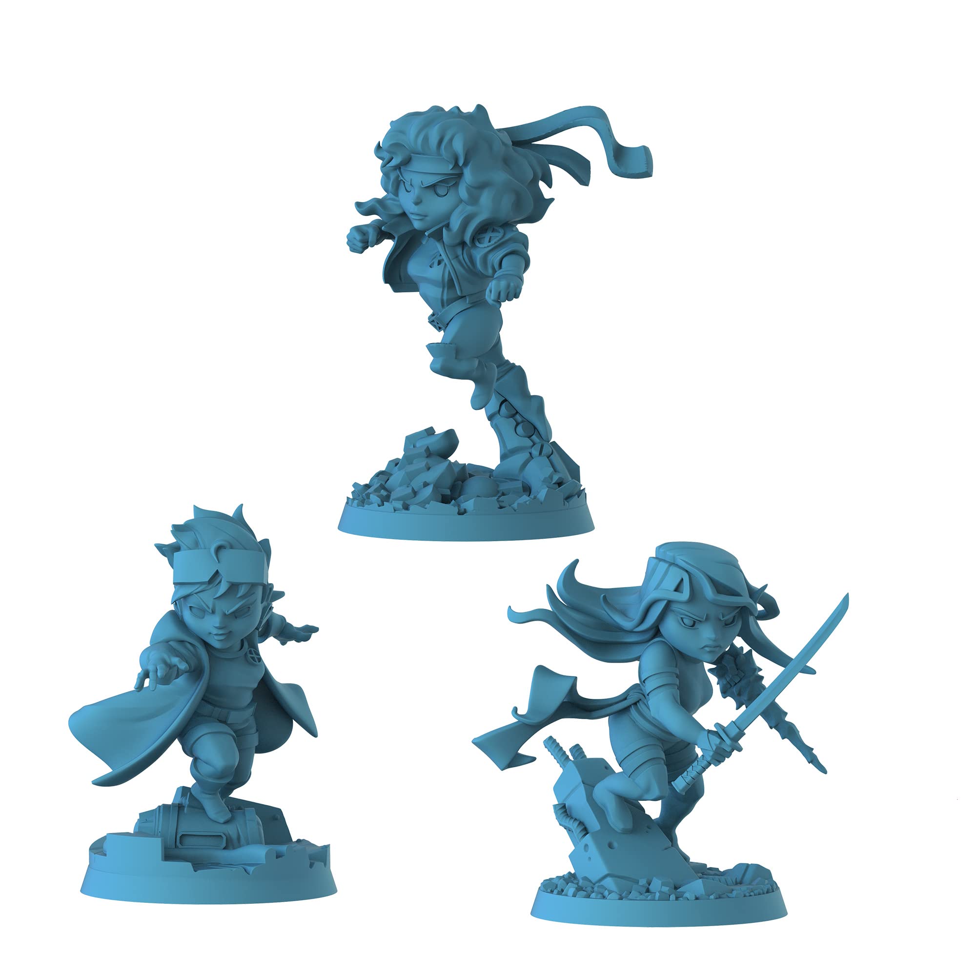 Foto 3 pulgar | Juego De Miniaturas De Mesa Cmon Marvel United X-men Blue Team - Venta Internacional.
