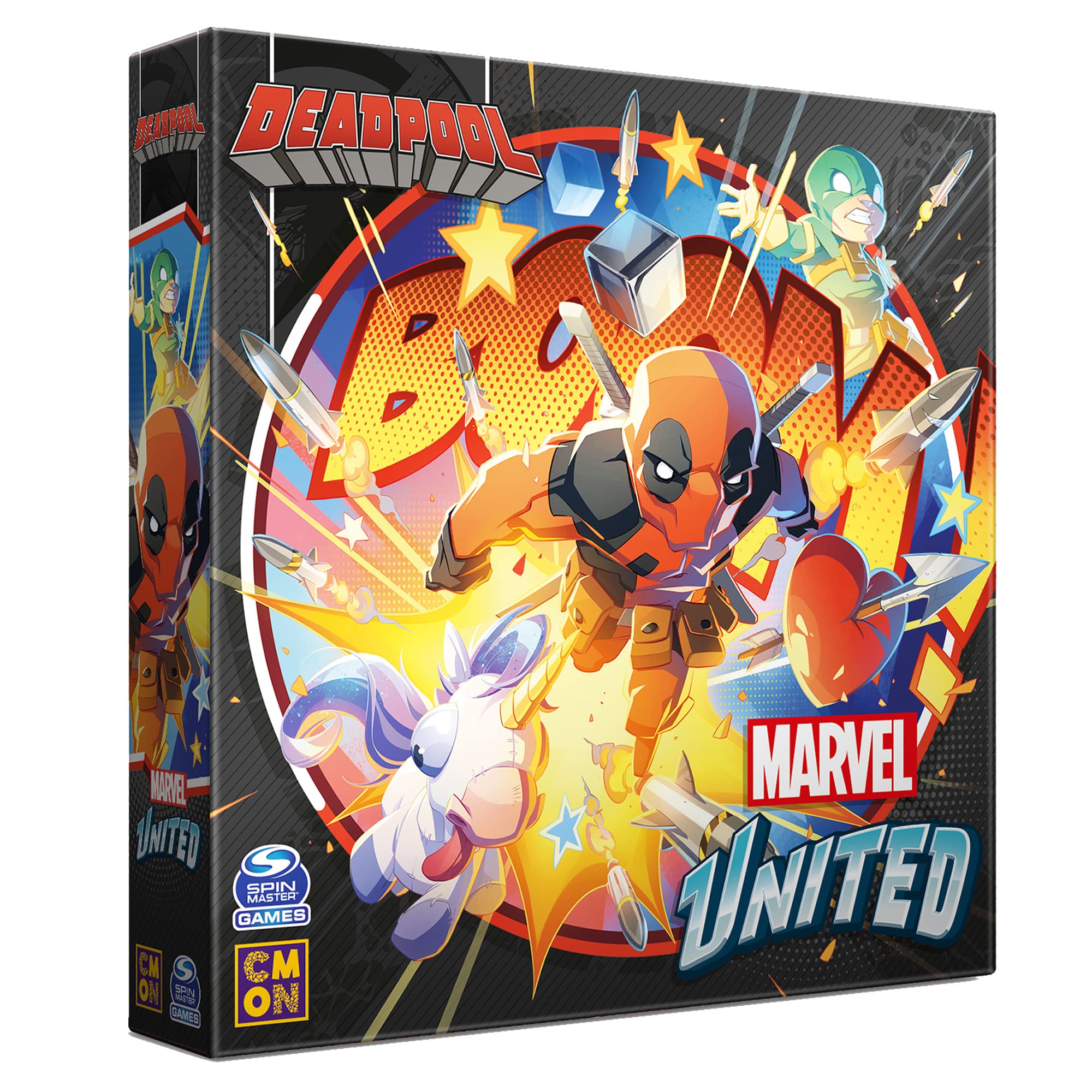 Foto 2 pulgar | Juego De Miniaturas De Mesa Cmon Marvel United Deadpool Expansion - Venta Internacional.
