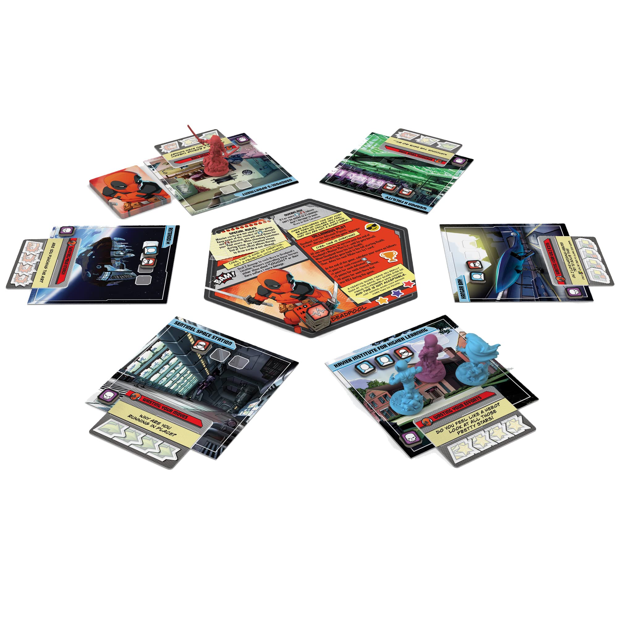 Foto 2 | Juego De Miniaturas De Mesa Cmon Marvel United Deadpool Expansion - Venta Internacional.