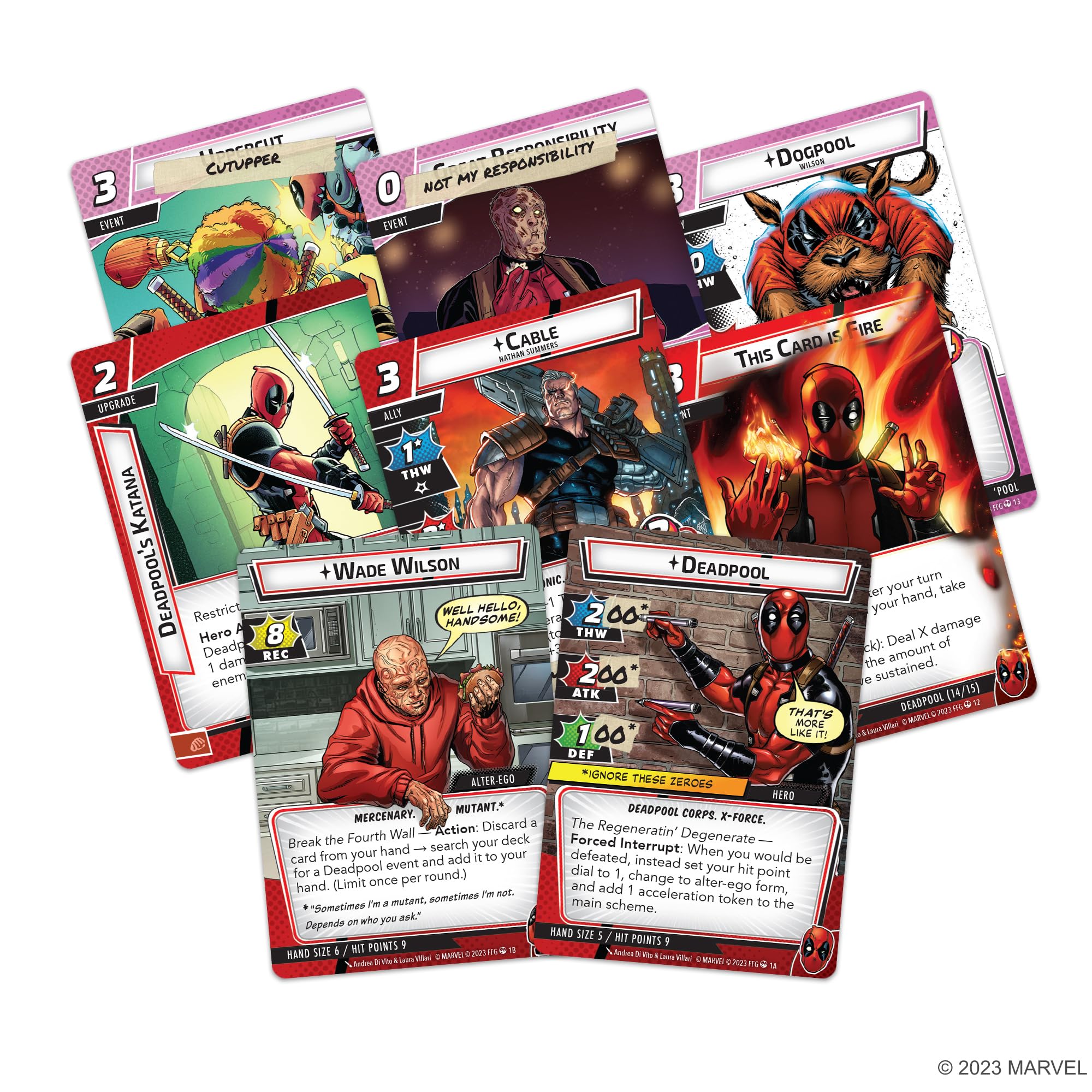 Foto 3 pulgar | Juego De Cartas Fantasy Flight Marvel Champions Deadpool Pack - Venta Internacional.