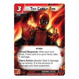 Foto 3 | Juego De Cartas Fantasy Flight Marvel Champions Deadpool Pack - Venta Internacional.