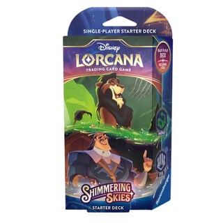 Foto 1 | Disney Lorcana: Shimmering Skies: Starter Deck Skar & Cronk