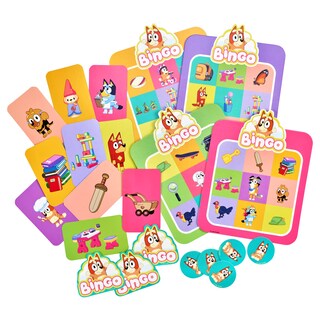 Foto 2 | Juego De Cartas De Bingo Bluey Bingo's School Friends Multicolor - Venta Internacional.
