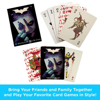 Foto 2 | Juego De Cartas Aquarius Dc Comics Con Temática De Joker Dark Knight - Venta Internacional.