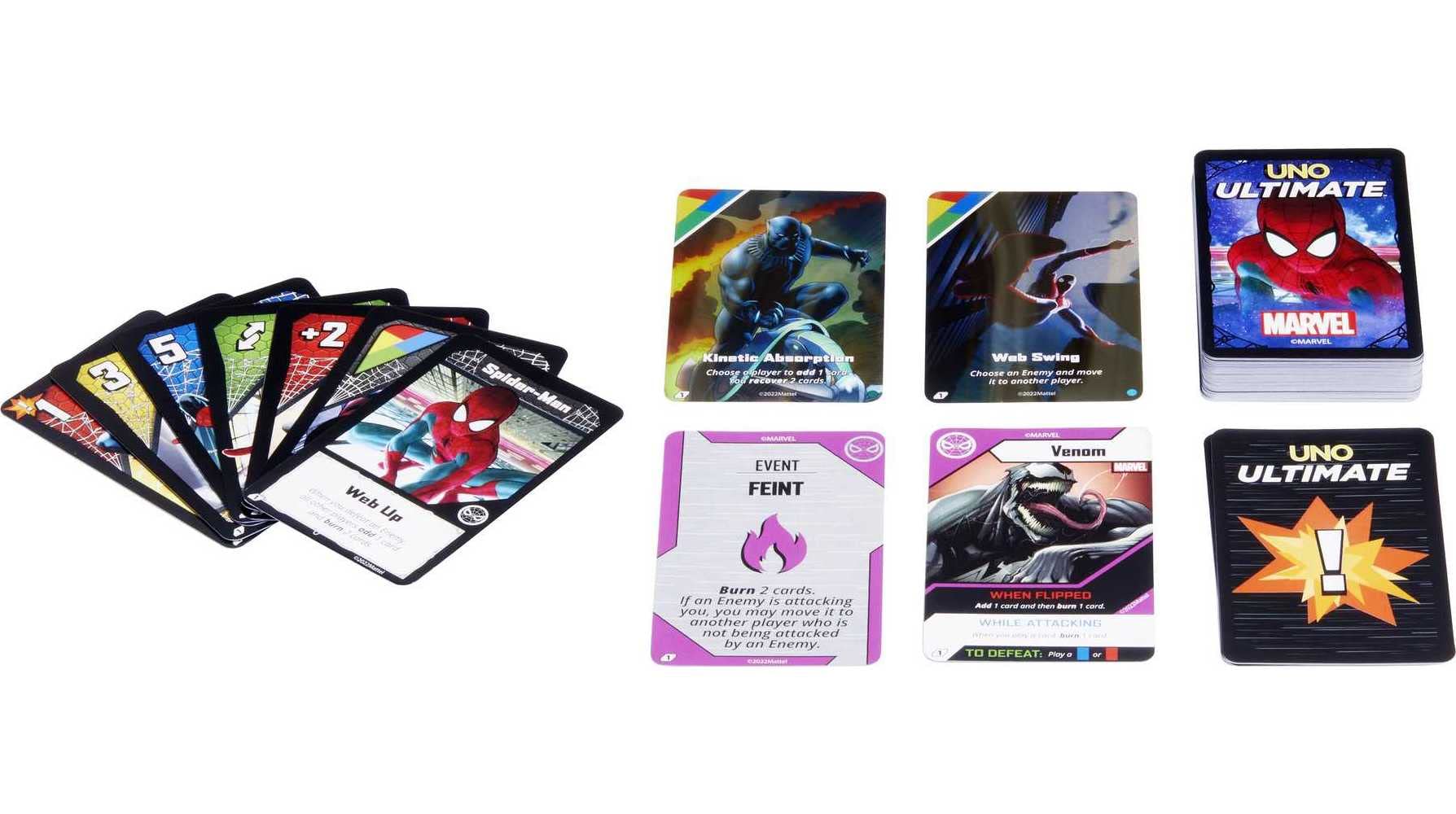 Foto 3 pulgar | Juego De Cartas Mattel Games Uno Ultimate Marvel Con Spider-man - Venta Internacional.