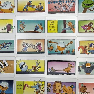 Foto 4 | Juego De Combinación De Cartas University Games Dog Man Flip-o-rama - Venta Internacional.