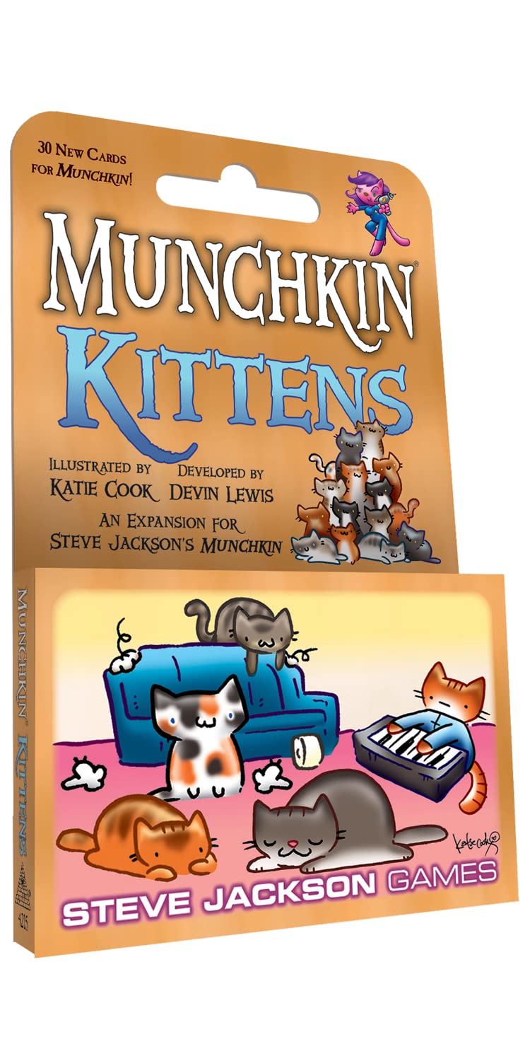 Foto 2 pulgar | Expansión De Juegos De Cartas Steve Jackson Games Munchkin Kittens - Venta Internacional.