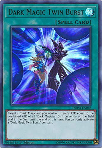 Tarjeta Coleccionable Yu-gi-oh! Dark Magic Twin Burst, Primera Edición - Venta Internacional.