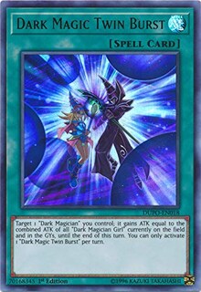Foto 1 | Tarjeta Coleccionable Yu-gi-oh! Dark Magic Twin Burst, Primera Edición - Venta Internacional.