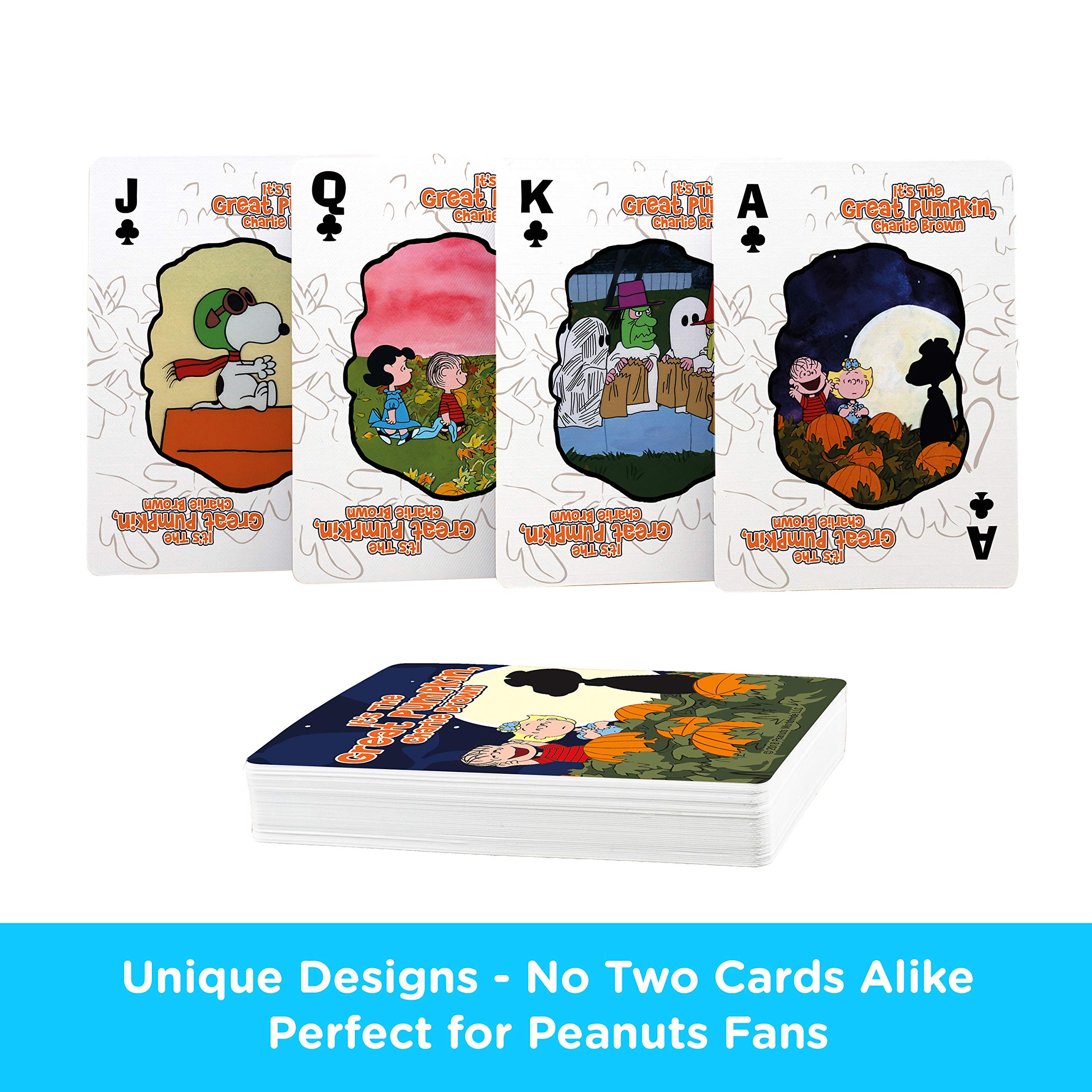 Foto 4 pulgar | Baraja De Cartas Aquarius Peanuts Great Pumpkin, 54 Cartas - Venta Internacional.