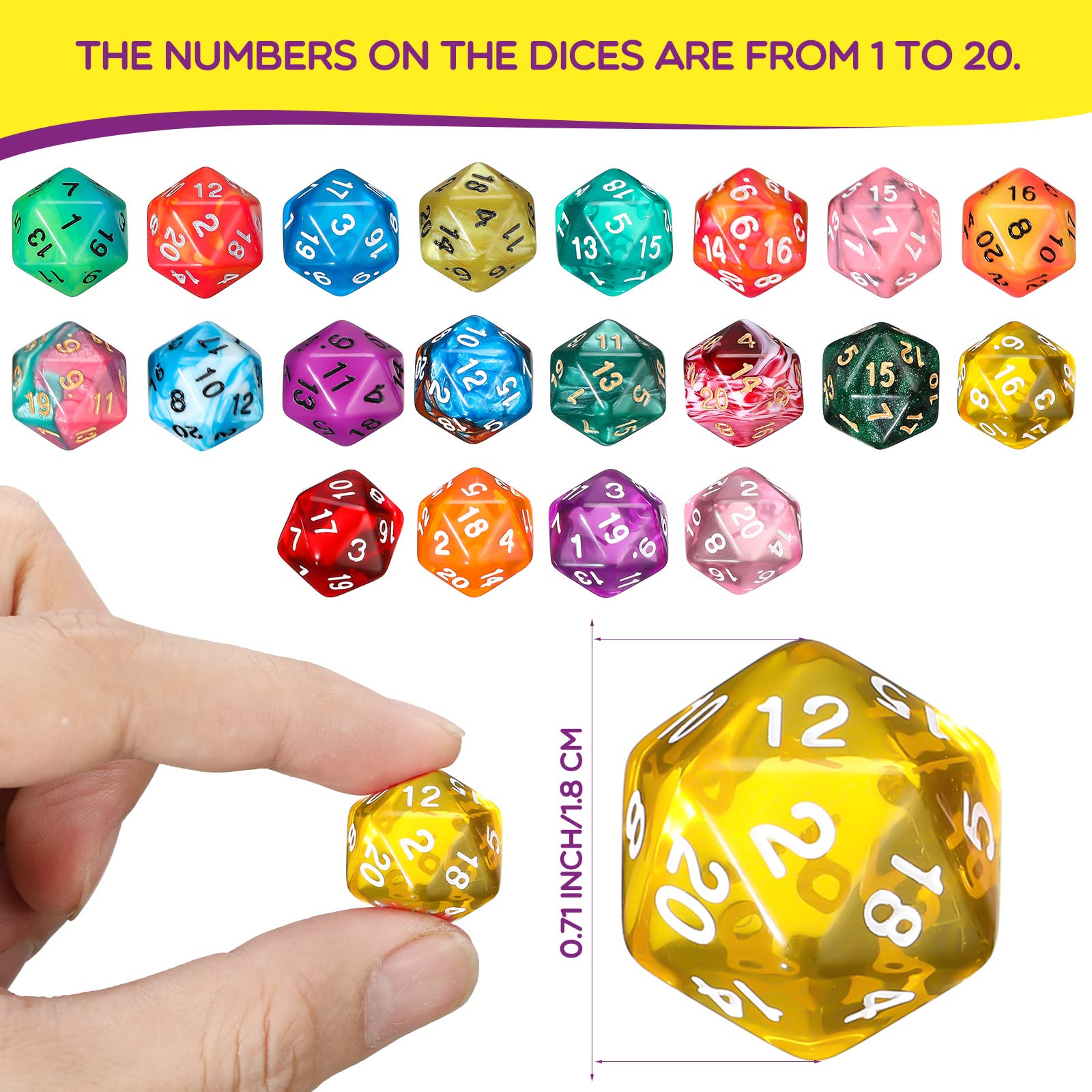 Foto 5 pulgar | Juego De Dados Poliédricos Skylety 100 Piezas Con Bolsa Negra - Venta Internacional.