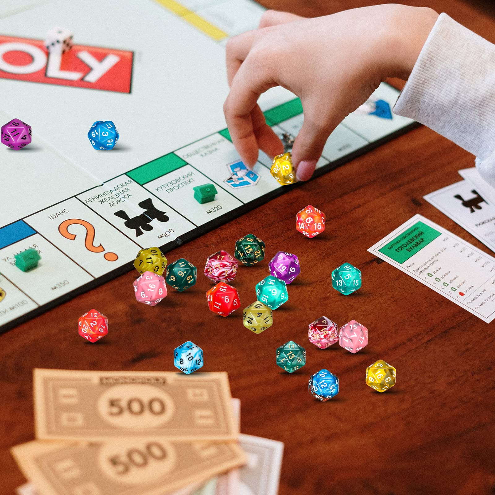 Foto 7 pulgar | Juego De Dados Poliédricos Skylety 100 Piezas Con Bolsa Negra - Venta Internacional.