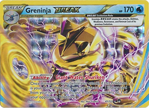 Juego De Cartas Coleccionables Pokémon Greninja-break 41/122 Holo - Venta Internacional.
