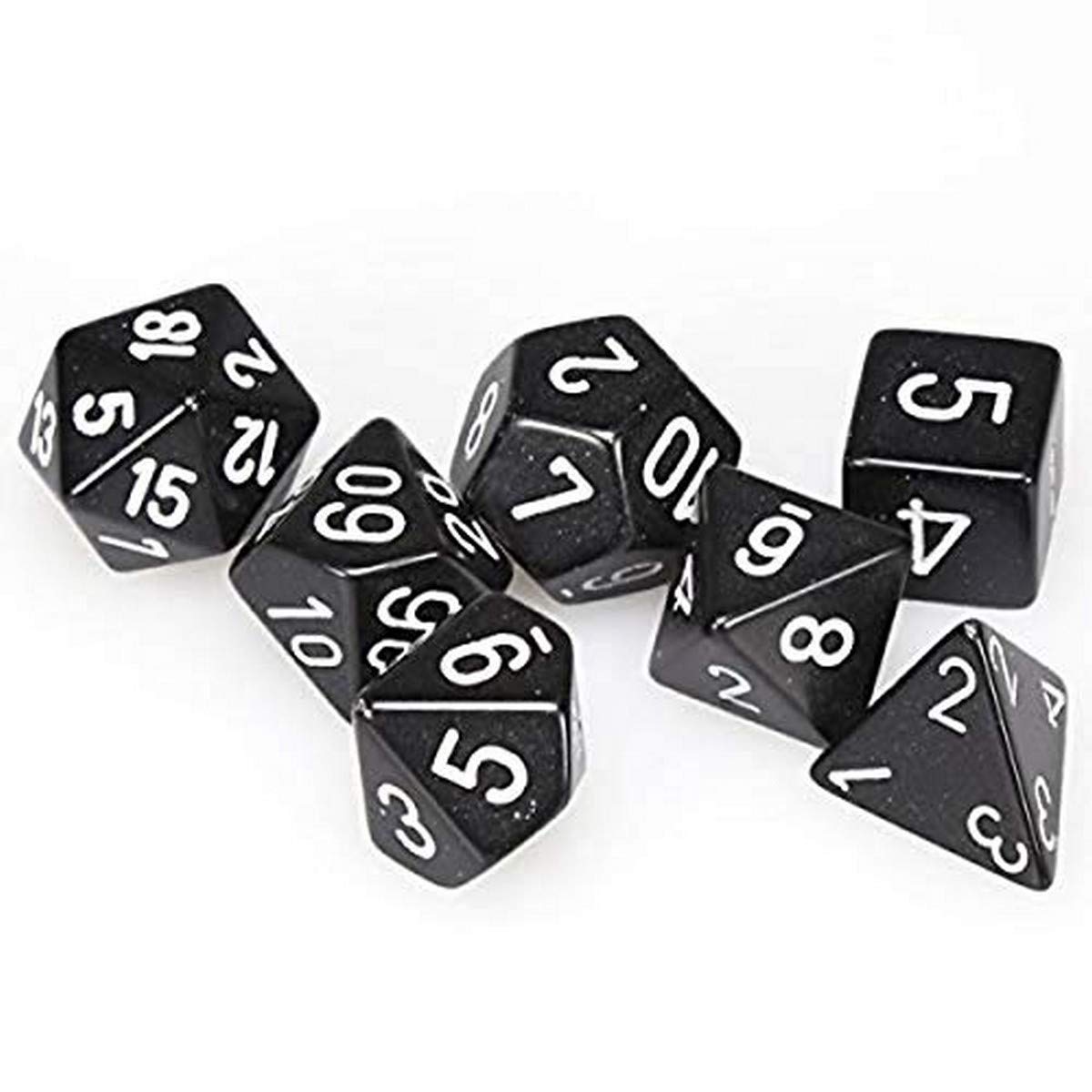 Foto 2 pulgar | Juego De Dados Chessex Chx25408 Opaco Negro/blanco - Venta Internacional.