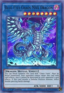 Foto 1 | Tarjeta Coleccionable Yu-gi-oh! Chaos Max Dragon, Primera Edición De Blue-eyes - Venta Internacional.