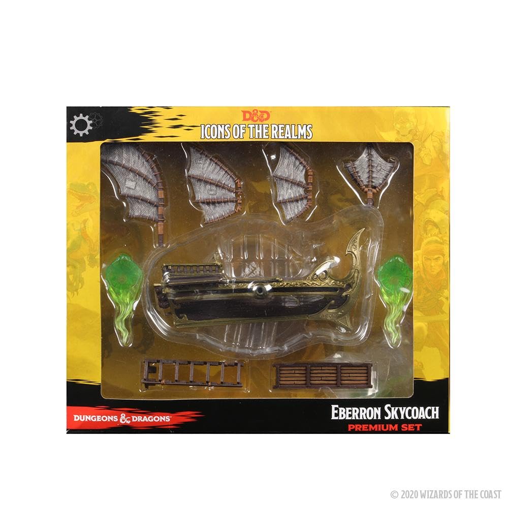 Foto 2 pulgar | Set De D&d Icons Of The Realms: Eberron Skycoach De Toy Wizkids - Venta Internacional.
