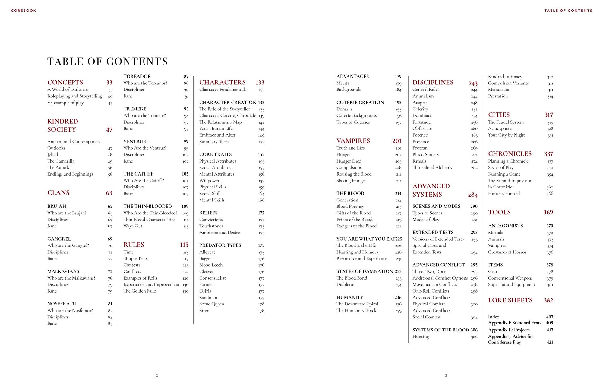 Foto 5 pulgar | Juego De Rol Core Rulebook Vampire: The Masquerade 5th - Venta Internacional.
