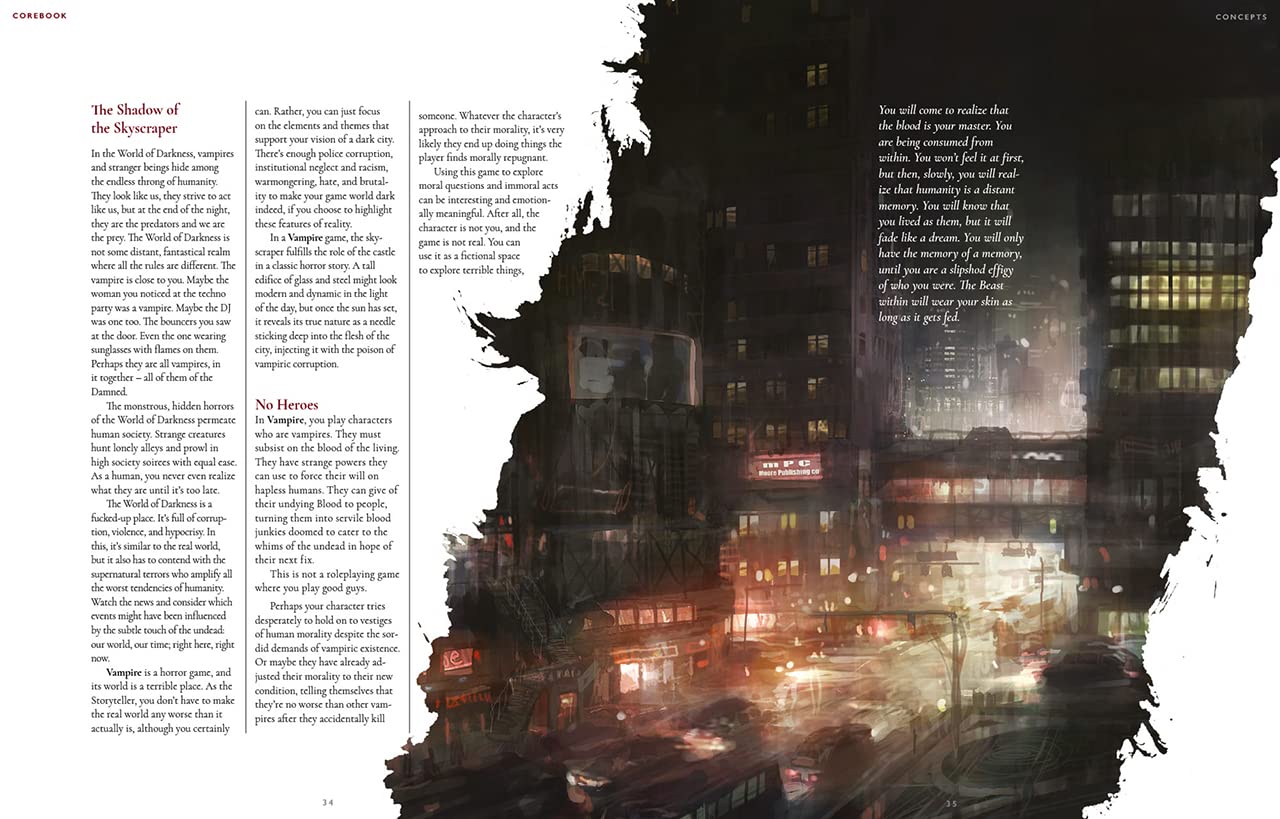 Foto 6 pulgar | Juego De Rol Core Rulebook Vampire: The Masquerade 5th - Venta Internacional.