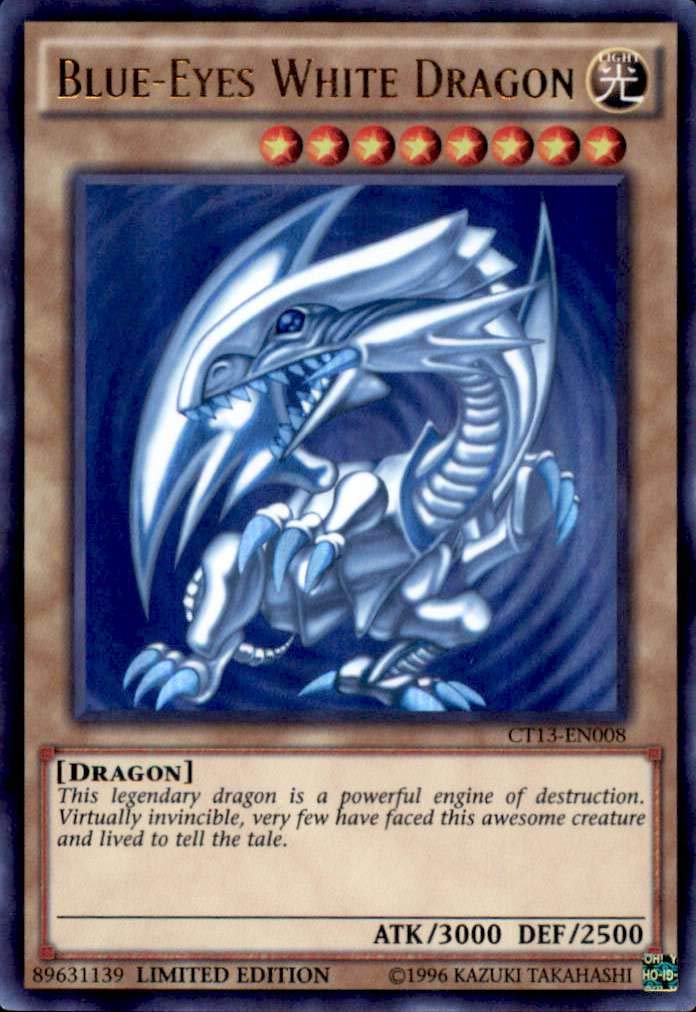 Foto 1 | Tarjeta Coleccionable Yu-gi-oh! Dragón Blanco De Ojos Azules, Ultra Raro - Venta Internacional.