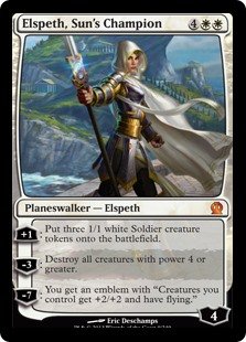 Trading Card Magic The Gathering Elspeth, La Campeona Del Sol - Venta Internacional.