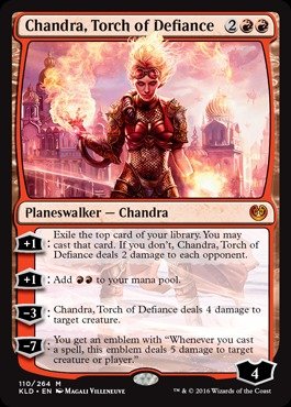 Foto 2 pulgar | Trading Card Magic The Gathering Chandra Torch Of Defiance - Venta Internacional.