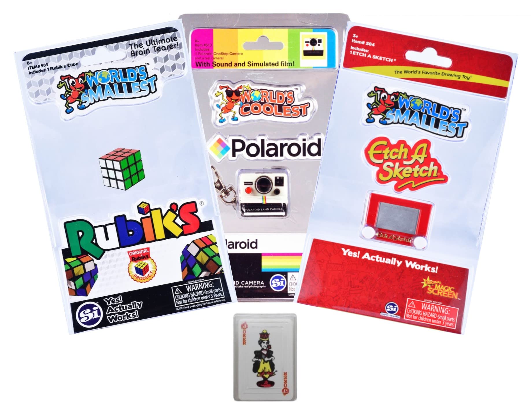Toy Bundle, El Cubo De Rubik Más Pequeño Del Mundo, Graba Un Boceto, Polaroid - Venta Internacional.