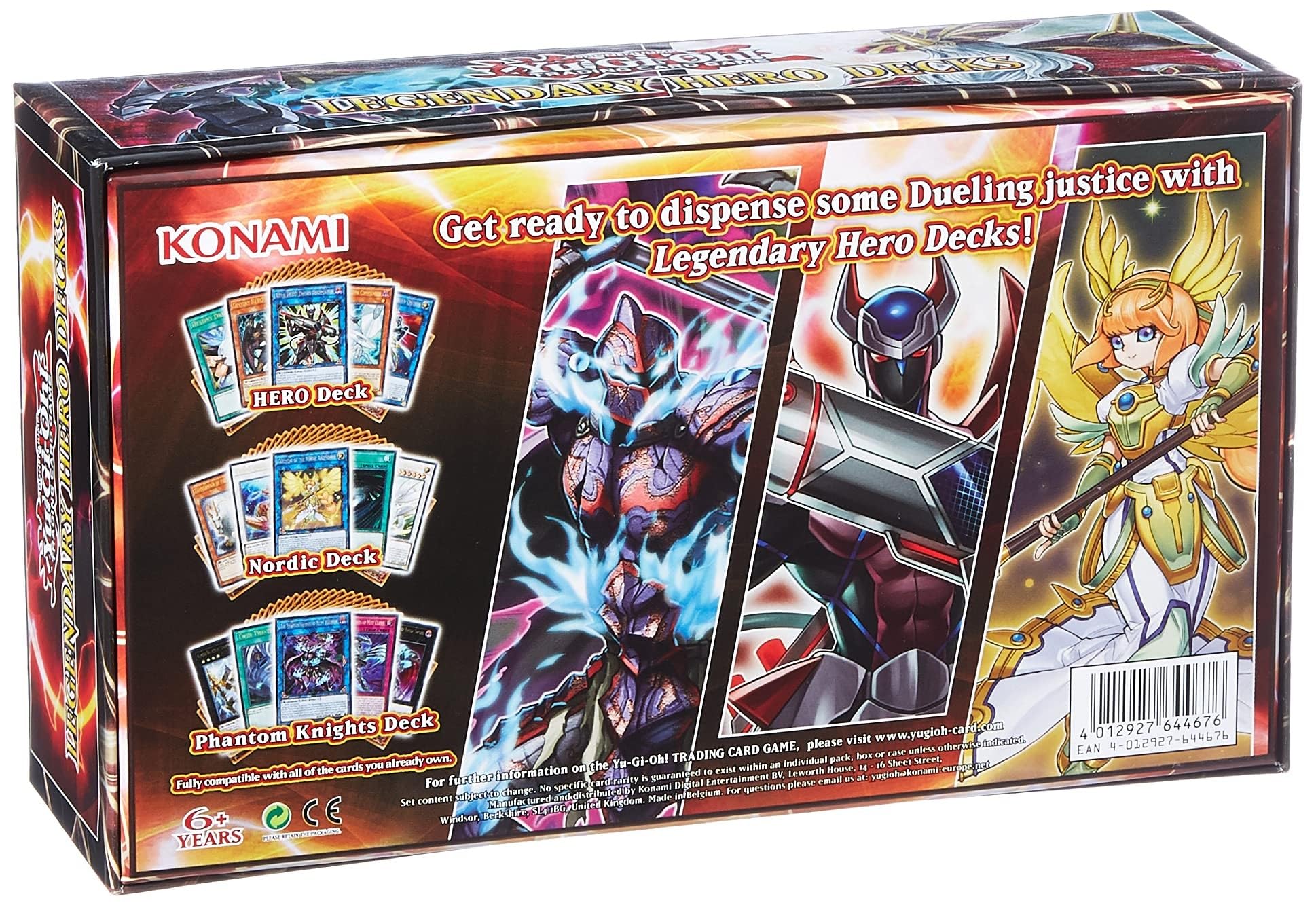 Foto 4 pulgar | Juego De Cartas Coleccionables Yugioh Legendary Hero Decks - Venta Internacional.