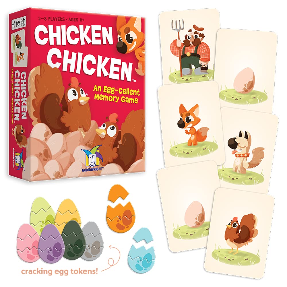 Foto 2 pulgar | Juego De Tarjetas De Memoria Gamewright Chicken Chicken Kids 6+ Years - Venta Internacional.