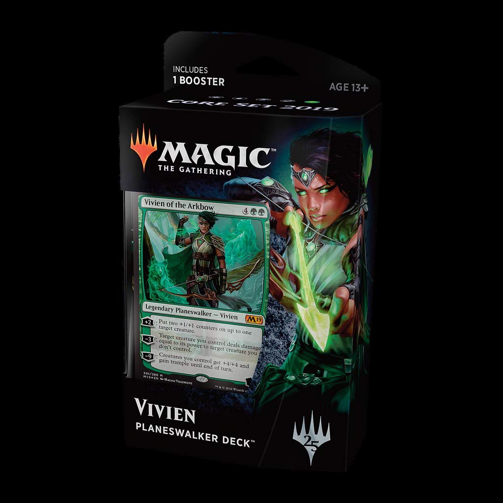 Set Básico De Planeswalker Deck Magic The Gathering 2019 Vivien - Venta Internacional.
