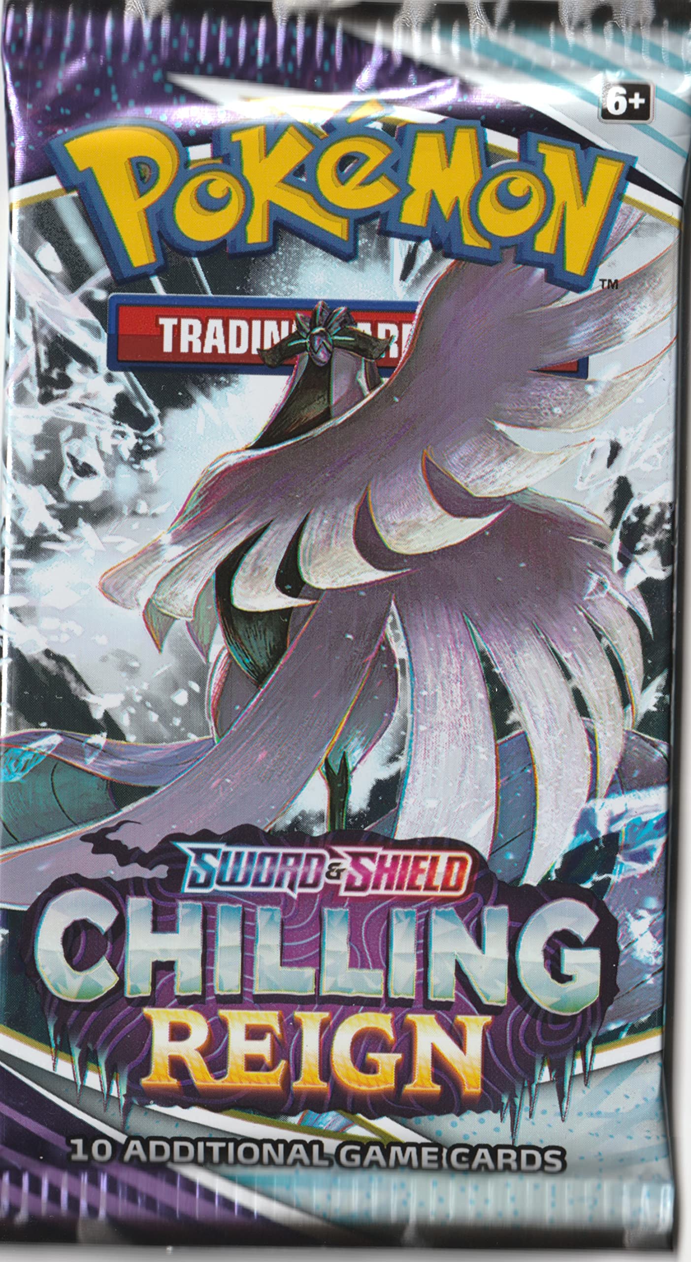 Foto 2 pulgar | Paquete De Refuerzo Pokémon Chilling Reign Con 10 Cartas - Venta Internacional.