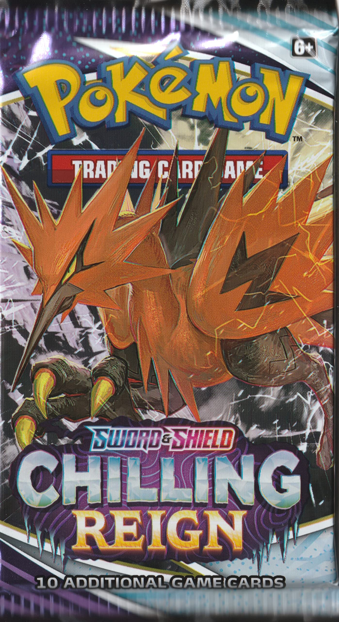 Foto 4 pulgar | Paquete De Refuerzo Pokémon Chilling Reign Con 10 Cartas - Venta Internacional.