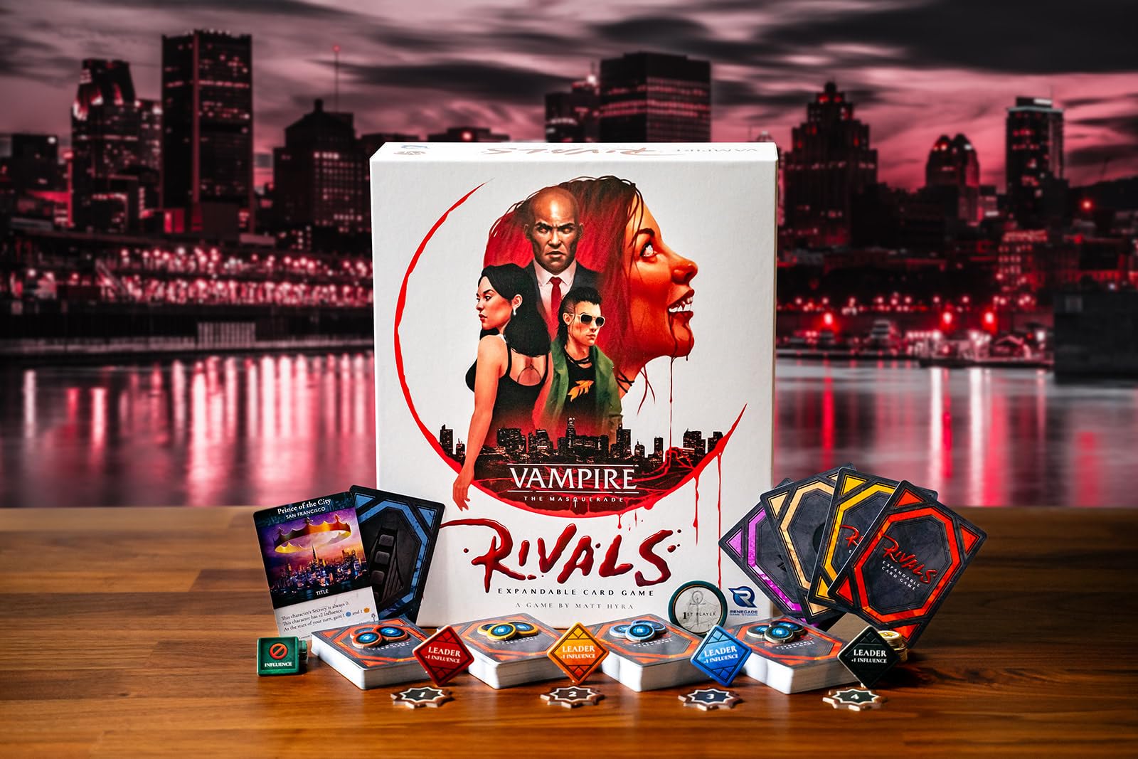 Foto 3 pulgar | Juego De Cartas Renegade Game Studios Vampire The Masquerade Rivals - Venta Internacional.