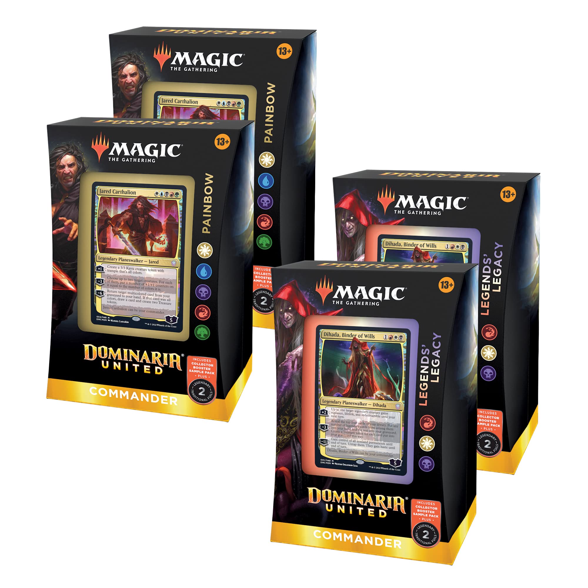 Juego De Cartas Magic The Gathering Dominaria United Commander 4 Decks - Venta Internacional.