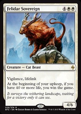 Foto 2 pulgar | Trading Card Magic The Gathering Felidar Sovereign Battle - Venta Internacional.