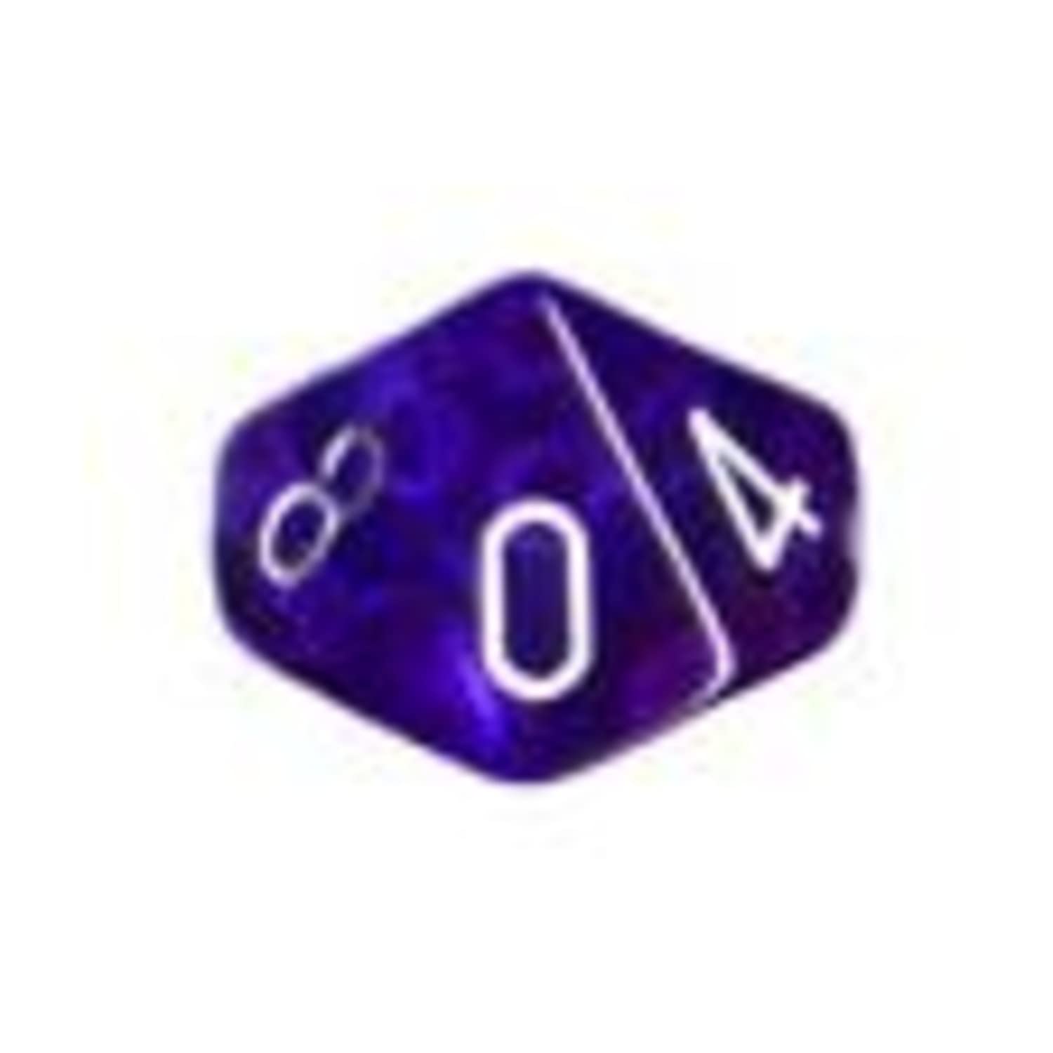 Dice Chessex 23276 Azul Translúcido Con Números Blancos D10 - Venta Internacional.