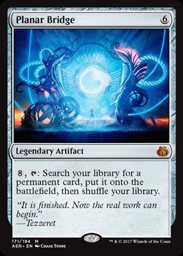 Foto 2 pulgar | Tarjeta Mágica The Gathering Planar Bridge Aether Revolt-Venta Internacional