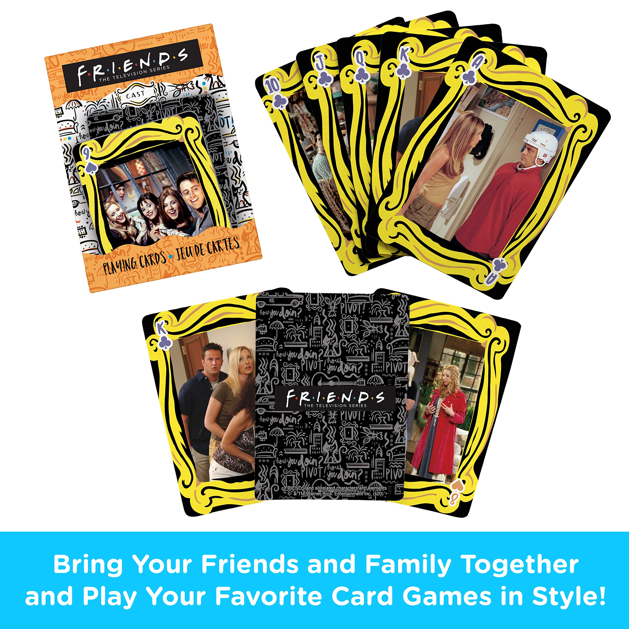 Foto 3 pulgar | Baraja de Cartas Aquarius Friends Cast Friends Tv Show - Venta Internacional